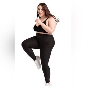 NWT Shapemint Black High Waisted Shaping Leggings size extra large